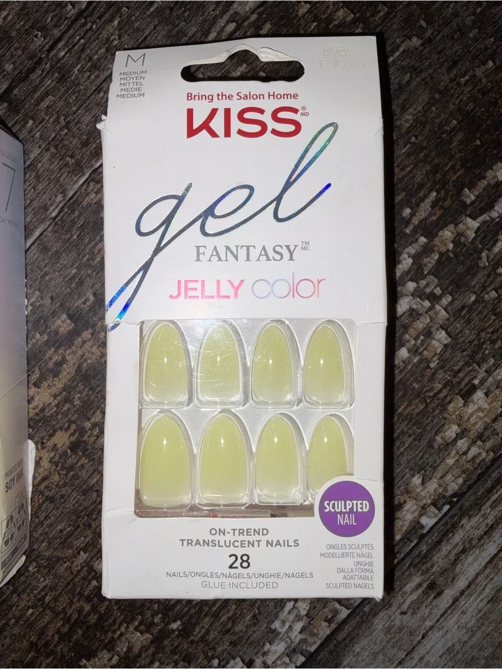 Kiss Voguish Fantasy Pastel Tri-Tip Press-On Nails